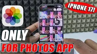 how to enable dark mode only for photos app iphone 17?