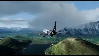[P3D] Challenging Approaches: Queenstown NZQN visual approach rwy 5 A320