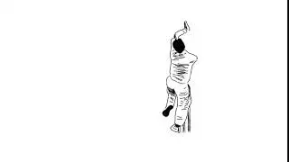 Hand Drawn Cricket Batsman And Bowler | Motion Graphics - Envato elements