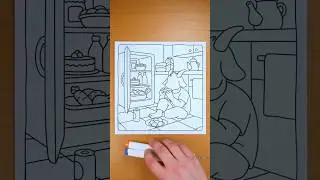 🎨 How Did He Create Sunlight With Just TWO Markers?! ✨ | #factbolt #viralfacts #shorts