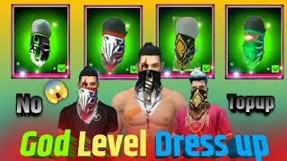 FREE SCARF 🧣 GOD LEVEL DRESS UP || NEW EWC ACARF DRESS UP 💀🔥//Best Dress Combo 👍#drees #freefire 
