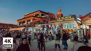 Marrakech Sunset Walk | Morocco | for Sleep & Study 4K HDR [2025-12-08]