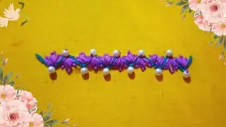 Very beautiful pearl border line embroidery designs. All over embroidery designs.