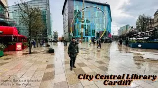 Visiting Central Library Cardiff, UK for Job Applications Guidance - Plus 10 Free Daily Prints!