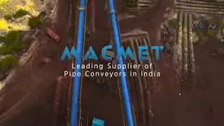Macmet Two Pipe Conveyors for  Sembcorp at Nellore
