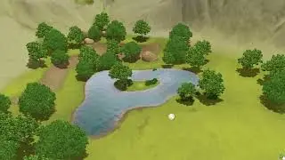 The Sims 3 World Adventures - Champs Les Sims, France - 100 South Eastern Hills - Lake in the Hills