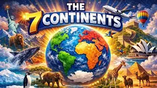 🔥 All 7 Continents Explained | A Stunning World Tour 🌎 | Jad's Geo Facts