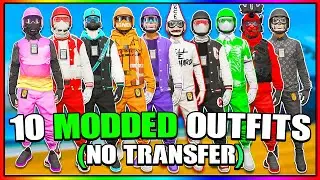GTA 5 Online How To Get 10 Modded Outfits NO Transfer Glitch! (GTA 5 Clothing Glitches)