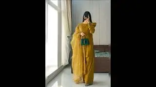 Latest Katan Silk Dress Design For Wedding Season 2025| #viralvideo #shorts #design #dress #katan