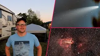 The Omega Nebula & Comet NEOWISE - Flamboro Valley Campgrounds