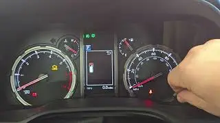 Сброс напоминания об обслуживании масла в двигателе Toyota 4Runner 5-го поколения (оснащен кнопко...