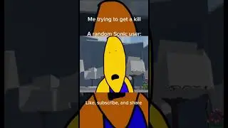 (ANIMATED) That one sonic #thestrongestbattlegrounds #roblox