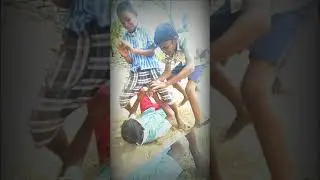 My village children's funny dance