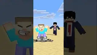 Help Herobrine to Win ☠️♾️|Credit by oreE TV|#minecraft