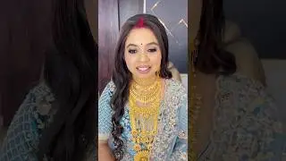 Bengali reception makeup look #song #bollywood #makeupartist #bridesofbengal