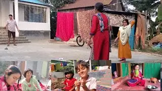 আনন্দ দেখতে দেখতে শেষ হয়ে গেলো/সবাই চলে যাবে বাড়ি থেকে/রান্না করলাম কুমড়ো ঝালি।Village Vloger Nopur.