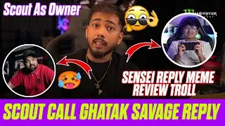 Ghatak ANGRY Scout Call 😱 Sensei Reply Soul Mortal And Goldy Bhai Over Goblin Meme Troll 😱