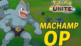The Punching Machine! Machamp Goes Wild | Pokemon unite gameplay| Machamp gameplay 