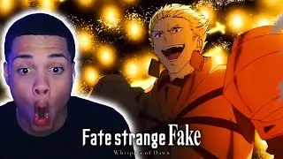Non Fate Fan Reacts To FATE/STRANGE FAKE GILGAMESH VS ENKIDU!!