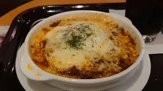 板橋区大山「EXCELSIOR CAFFE」の黒ボロネーゼドリア＋アイスコーヒー