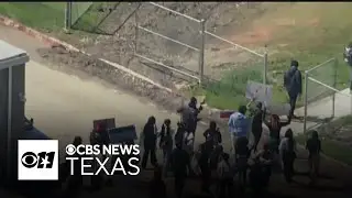Students stage walkout at Wilmer-Hutchins High School after last week's shooting