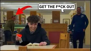 Blasting Airhorns in Libraries Prank!