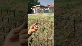 Si pu&ograve; essere veloci anche legando con le tenaglie...