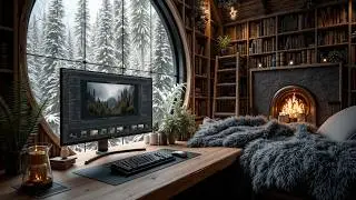 Work Music Winter Edition, Cozy Study Beats for Intense Concentration