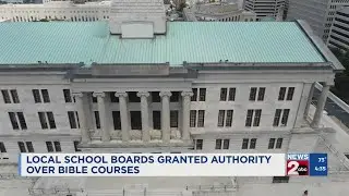 Local school boards granted authority over Bible courses
