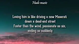 Taylor swift - Red lyrics