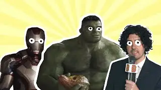 Funny British Reporter Interviews The Avengers!