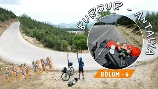 (B.2) Burdur Lavanta Bahçelerine Doğru Kamp Yapmak İçin Pedallıyorum - Senir Kasabası
