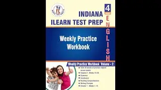 Indiana ILEARN Assessments &ndash; 4th Grade ELA Test Prep Workbook Volume 2 | Book Preview Video