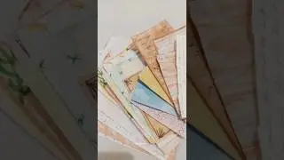 DIY VINTAGE PATTERN PAPER 📜#shorts#diy#art#journal#trending#paper#pattern#handmade#craft#vintage