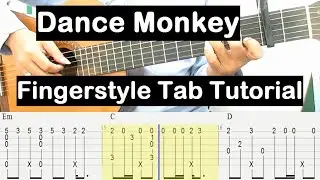 Dance Monkey Guitar Lesson Fingerstyle Tab Tutorial Guitar Lessons for Beginners