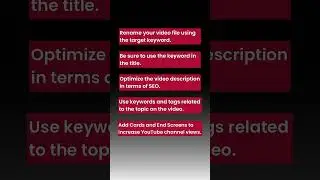 Optimise Youre Youtube Channel For SEO