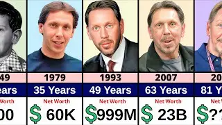 Networth Evolution Of Larry Ellison From Birth To Now