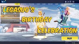 Celebrating Legasuo's 14th Birthday!! | With Trash Gameplay | Fortnite Battle Royale