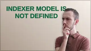 Magento: Indexer model is not defined