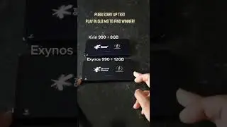 PubG LOADUP test - kirin 990 vs Exynos 990 #vs #samsung #trending #huawei #fyp #vip #performance