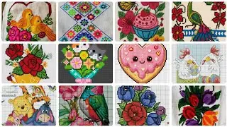 Elegant and beautiful cross stitch design ideas for home decor 