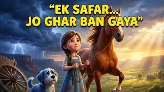 Safar Jo Ghar Ban Gaya 🐎💙 | Emotional 3D Cartoon Story | Pixar Style Adventure