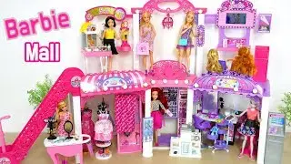 Barbie & Rapunzel Shop at Barbie Malibu Mall مركز تسوق باربي Barbie Centro de compras