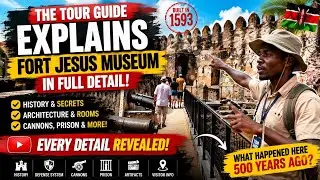 🇰🇪 The Tour Guide explains the Fort Jesus Museum very well #mombasa #kenya #travel #holiday #trip
