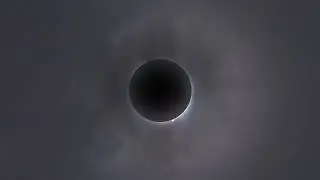 A Cloudy Texan Total Eclipse