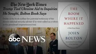 John Bolton book manuscript upends impeachment hearings