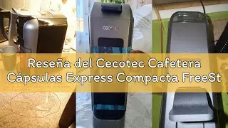 Rese&ntilde;a del Cecotec Cafetera C&aacute;psulas Express Compacta FreeStyle Compact Black. 1350W, 20 Bares, Apta
