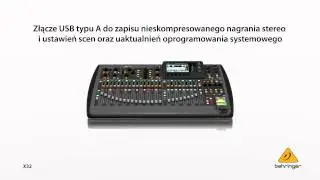 CYFROWA KONSOLETA BEHRINGER X32