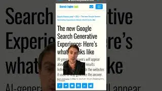 Google adds AI answers to Search Results | high SEO impact  #seo #google #artificialintelligence