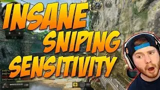SNIPING ON MAX SENSITIVITY (BLACK OPS 4)